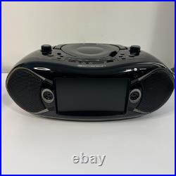 Emerson EDL-2870H 7 Bluetooth DVD Boombox with AM/FM Radio & Digital TV Black