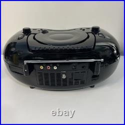 Emerson EDL-2870H 7 Bluetooth DVD Boombox with AM/FM Radio & Digital TV Black
