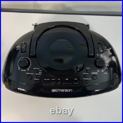Emerson EDL-2870H 7 Bluetooth DVD Boombox with AM/FM Radio & Digital TV Black