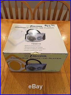 Emerson Portable Radio/CD Player PD6810 NEW Open Box