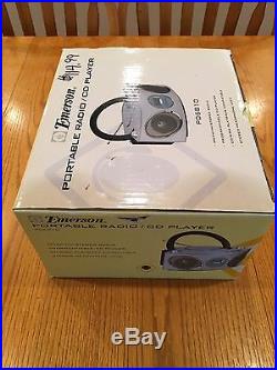 Emerson Portable Radio/CD Player PD6810 NEW Open Box