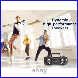 Emerson Retro Portable CD Boombox with Multi-Media Playback and Radio Emerson Retro Portable CD Boombox with Multi-Media Playback and Radio