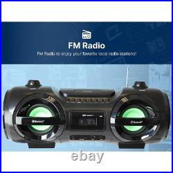 Emerson Retro Portable CD Boombox with Multi-Media Playback and Radio Emerson Retro Portable CD Boombox with Multi-Media Playback and Radio