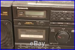 Excellent Panasonic RX-DS620 Boom Box Portable AM/FM Stereo Cassette CD Player