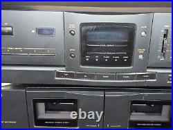 Fisher TAD-9415 Boombox Stereo AM/FM Radio Cassette Player For Parts, M-Error