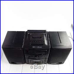 Fisher Vintage Boombox 6 Disc CD Changer Cassette Player PH-D650 Portable Radio