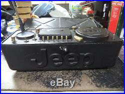 #G3c JEEP Water Resistant Boombox CD Cassette Player Portable Radio Black