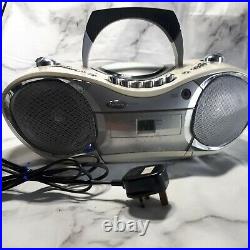 GOODMANS GPS160R Portable Compact Disc Radio Cassette Player Vintage Boombox