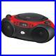 GPX-BC232R-Portable-TopLoad-CD-Boombox-AMFM-3-5mm-Line-In-MP3-Device-RedBlack-01-entm