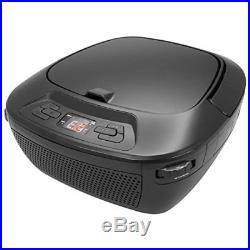 GPX Portable Bluetooth Boombox/CD Player, Requires 6 C Batteries Not