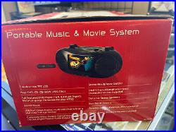 GPX Portable Boombox Music & Movie System CD DVD Player AM/FM Radio NEW IN BOX