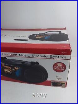 GPX Portable Boombox Music and Movie System BD707B, 7 LCD Display