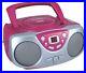 Girls Portable CD-R for CD player with AM/FM Radio Boombox