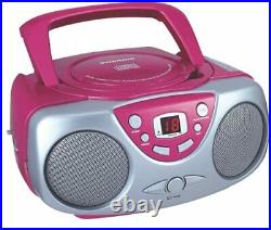 Girls Portable CD-R for CD player with AM/FM Radio Boombox