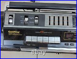 GoldStar CD Radio Cassette Player PCD-N31 Portable Stereo Boombox AM FM