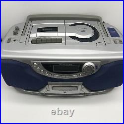 Goodmans GPS360MD Portable CD, Cassette and Mini Disc Player with AM/FM Radio