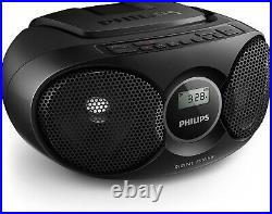 Great for home. Philips Portable CD Player USB Radio Boombox Stereo System