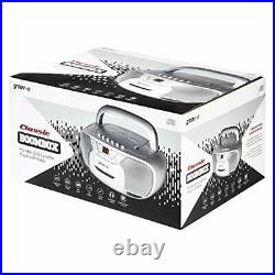 Groov-e Classic Boombox Portable CD Player with Cassette and Radio