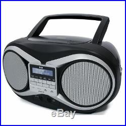 Groov-e GVPS753 DAB Boombox Portable CD Player DAB/FM Radio Black New