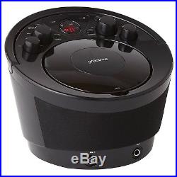 Groov-e Karaoke Boombox, Portable Karaoke Machine with CD Player & Bluetooth
