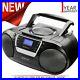 Groov-e-Ultimate-Bluetooth-BoomboxPortable-CD-Cassette-PlayerDAB-FM-RadioBlak-01-vy