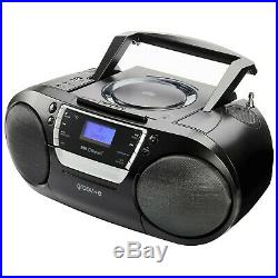 Groov-e Ultimate Bluetooth Wireless Portable Boombox with CD Player, Cassette