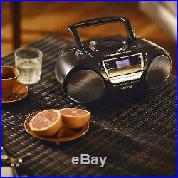 Groov-e Ultimate Bluetooth Wireless Portable Boombox with CD Player, Cassette