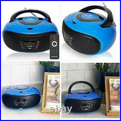 Grouptronics DAB/DAB+ Portable Stereo CD Player BoomBox With Remote Control, F