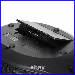 Grouptronics GTCD-501 Black Portable Stereo CD Player BoomBox And Portable Radio