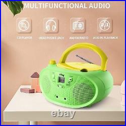 HPlay GC04 Portable CD Player Boombox with AM FM Stereo Radio Kids CD Player LCD