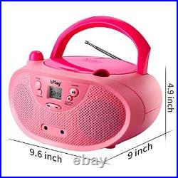 HPlay Gummy GC04 Portable CD Player Boombox with AM FM Digital Tunning Stereo
