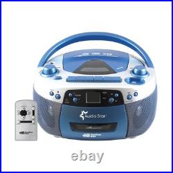 HamiltonBuhl 5050ULTRA Educational Boombox Home CD Player Recorder Blue HamiltonBuhl 5050ULTRA Educational Boombox Home CD Player Recorder Blue
