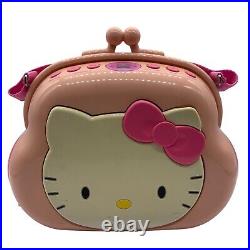 Hello Kitty Sanrio Pocketbook AM FM Radio CD Player Boombox 2003 Purse Tested