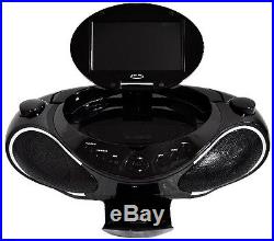 ILive IBPD882B CD/DVD Player Portable Stereo Boombox iPod/iPhone Dock 7 Monitor