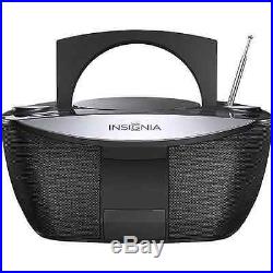 Insignia Portable CD MP3 USB Player Lightning iPhone iPod Boombox Stereo Speaker