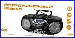 J-33u am/fm portable radio cassette player cd and usb