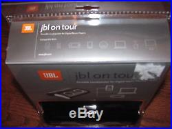 JBL On Tour Portable Speaker System Black iPod MP3 CD Player NIB I Ship Faster