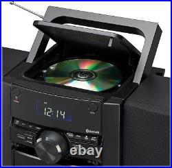 JENSEN Bluetooth Music System (CD-785) Cassette/MP3/CD/Radio Player, Black