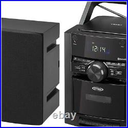JENSEN Bluetooth Music System (CD-785) Cassette/MP3/CD/Radio Player, Black