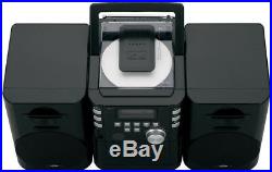 JENSEN Boombox Music Player Portable Stereo CD Cassette Tape FM Radio System