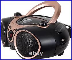 JENSEN CD-490 Portable Stereo CD Player with AM/FM Stereo Radio Boombox