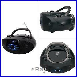 JENSEN CD-560 Portable Stereo CD Player with AM/FM Stereo Radio and Bluetooth
