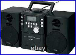 JENSEN CD-725 Portable CD Music System with Cassette and FM Stereo Radio
