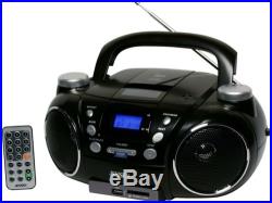 JENSEN CD-750 Portable AM/FM Stereo CD Player with MP3 Encoder/Player (Black)