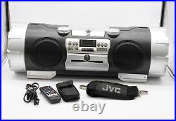 JVC Boombox RV-B99BK Kaboom AM/FM CD Works but has issues READ