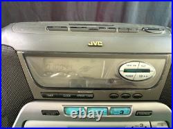 JVC CD PORTABLE SYSTEM # RC-XC3BK Radio Cassette CD AUX SURROUND EXPANDER