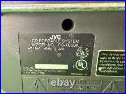 JVC CD PORTABLE SYSTEM # RC-XC3BK Radio Cassette CD AUX SURROUND EXPANDER