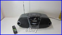 JVC CD Portable System RC-QN2 CD AM/FM Cassette Player withRemote