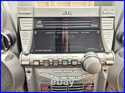 JVC Compact Component System MX-GB6 CD Boombox Vintage Dual Cassette Tape Player