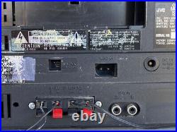 JVC PC-V1J Portable Stereo Boombox CD Radio Tape Equalizer AUX Input Japan